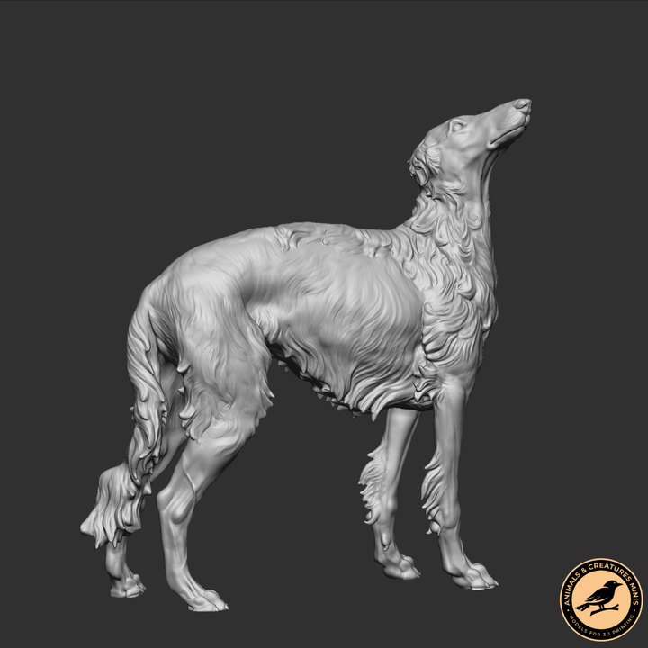最適な価格 3D Printable Borzoi by Animals & Creatures Minis 絵画